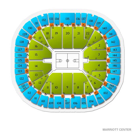 Marriott Center Seating Chart | Portal.posgradount.edu.pe