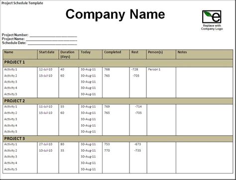 Staff Schedule Template Schedule Template Templates Timetable Template