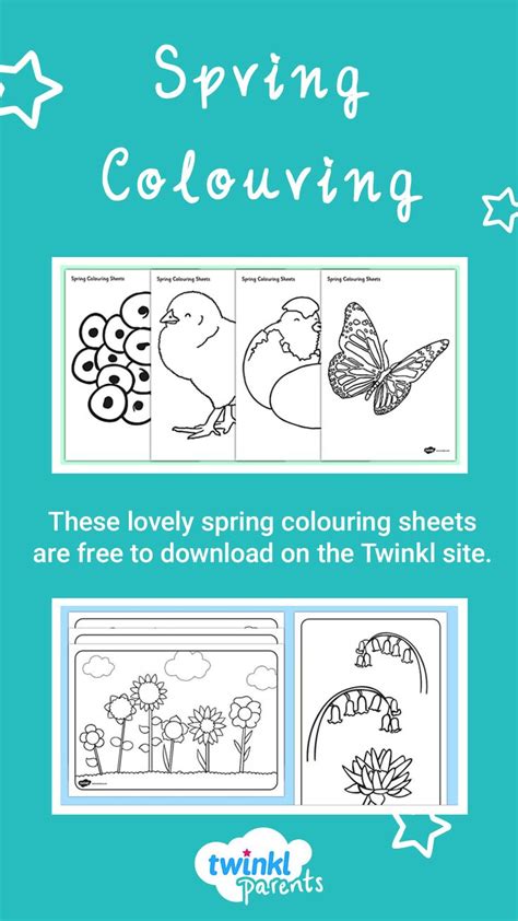 Spring Colouring Sheets Spring Coloring Sheets Mindfulness Colouring