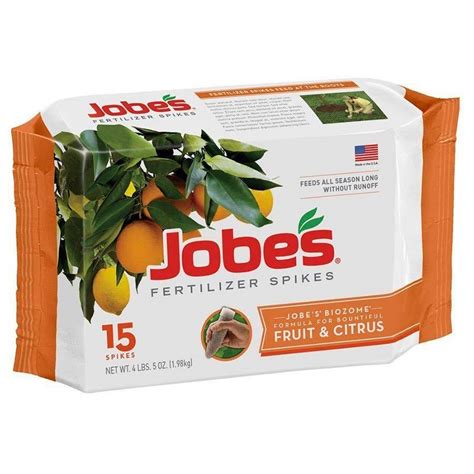 Jobe S Fruit And Citrus Tree Fertilizer Spikes 5 Pack