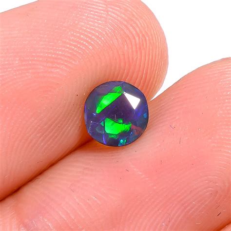 Schwarzer Opal Edelstein 040 Ct AAA Qualität natürliche Etsy