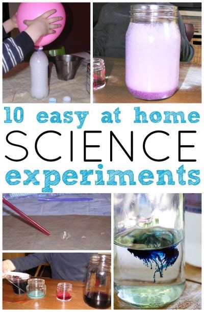 Home Science Experiments For Kids