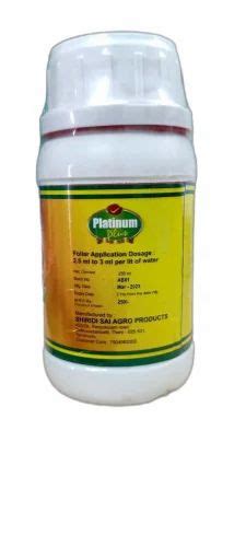 Liquid Platinum Plus Ml Fulvic Acid Fertilizer Bottle At Rs