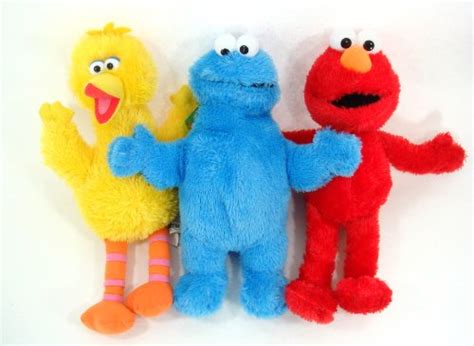 Buy Sesame Street - Elmo and Friends 3 Piece 13" Plush Set - Includes Elmo, Cookie Monster and ...