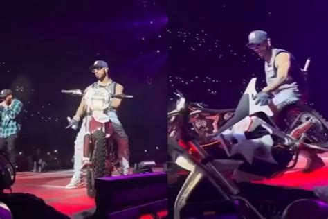 El Gran Susto De Anuel Aa Al Perder El Control De Su Moto En Pleno