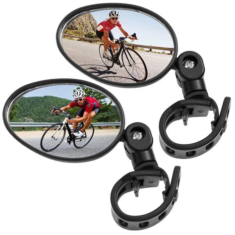 Buy 2pcs Bike Mirror Breakage Proof Adjustable Bicycle Mirror 360