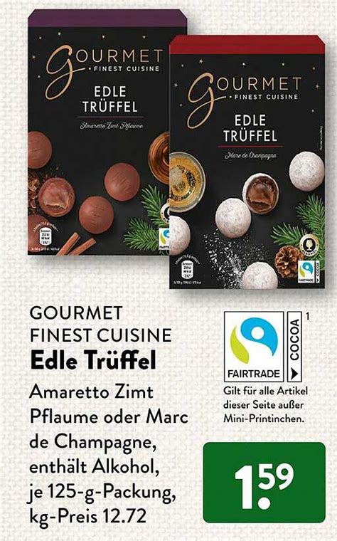 Gourmet Finest Cuisine Edle Trüffel Angebot bei ALDI SÜD 1Prospekte de