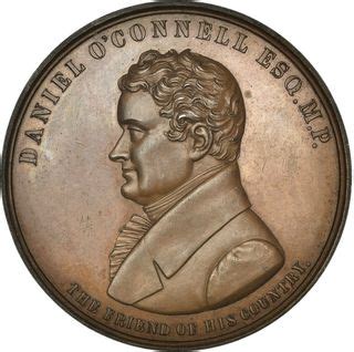 Medal Victoria Daniel OConnell Bronze Ireland Numista