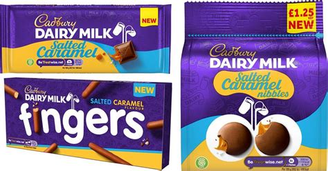 Mondelez Reveals Cadbury Dairy Milk Salted Caramel Vary Product Information