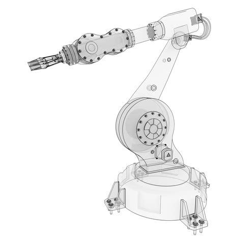 Braço Robótico Para Qualquer Trabalho Em Uma Fábrica Ou Produção Equipamento Mecatrônico Para