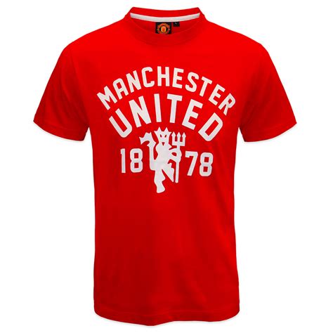 Manchester United Football Club Official Soccer Gift Mens Devil T Shirt