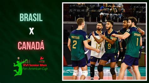 Brasil X Canadá MELHORES MOMENTOS Copa Pan Americana Masculino 2023