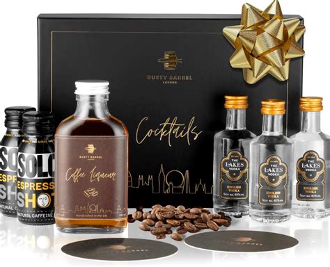 Espresso Martini Cocktail Gift Set By Rusty Barrel Cocktail Making