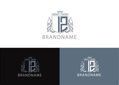 Premium Vector Modern Monogram Initial Letter Iz Logo Design Template