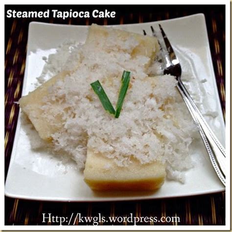 My Mums Tapioca Cakesteamed Tapioca Cake Or Kuih Ubi Kayu