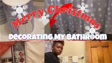 DECORATE THE BATHROOM NIGHT ROUTINE Vlogmas Day 5 YouTube