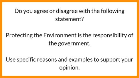 IELTS Agree Disagree Essay Sample 9 Environment