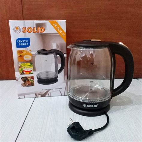 Jual CH Teko Kettle Ceret Pemanas Jug Listrik Kaca 1 8 Liter JK 5CR 18