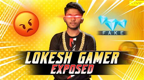 Lokesh Gamer Exposed 👆 💎 Diamond Reality 😱😱 Lokeshgamer Ffnewevent