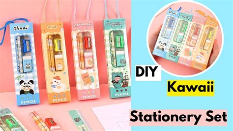 Diy Kawaii Stationery Easy Paper Craft School Supplies Diy Craft