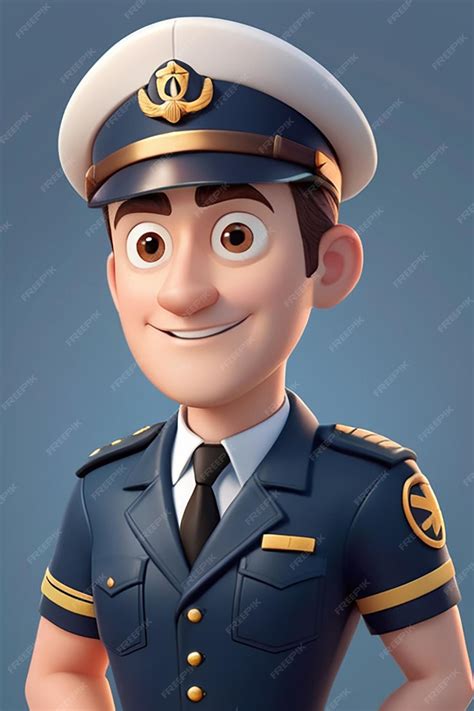 Premium Photo 3d Animation Style Cartoon Character Illustration Of Pilot