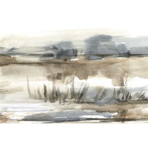 Red Barrel Studio Blue Gray Marsh I On Canvas By Ethan Harper Painting