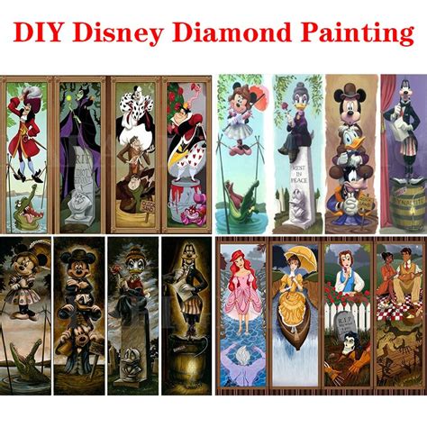 Diy Pintura Diamante Quadrado Completo Broca Redonda 5d Disney Princesa