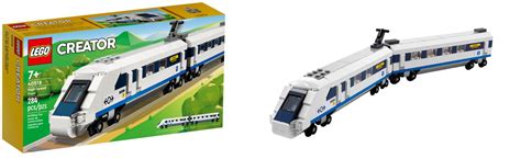 January Winter 2022 LEGO Creator Expert 40518 High-Speed Train ...