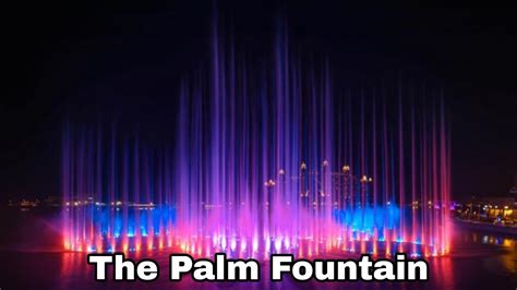 The Pointe Fountain At The Palm Jumeirah Dubai Fountain Dubai