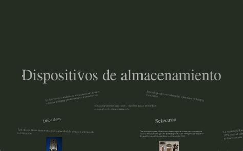 Dispositivos De Almacenamientos By Guissepe Ferrari On Prezi