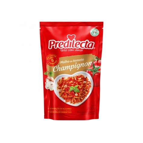 Molho De Tomate Predilecta Champignon Sach G Shopee Brasil