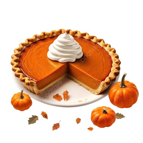 Sweet Dessert Bakery Pumpkin Pie Traditional Seasonal American Food