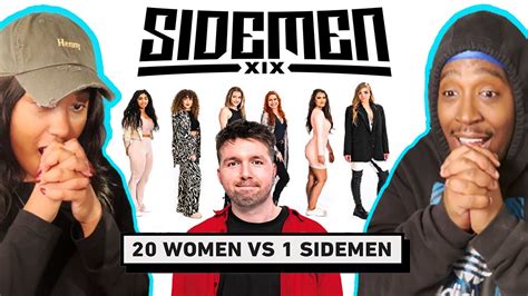 American Reacts To 20 Women Vs 1 Sidemen Callux Edition Youtube