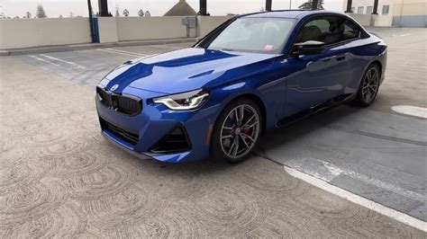 Tour The 2023 M240i In Portimao Blue 4k Youtube