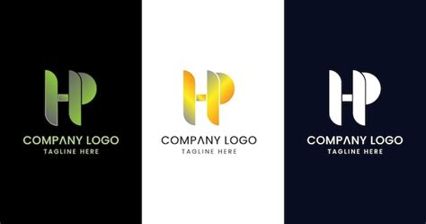 Premium Vector Initial Letter Hp Logo Design Outstanding Creative