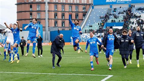 Empoli Colpaccio Al Mapei 3 2 Al Sassuolo E Salvezza Più Vicina