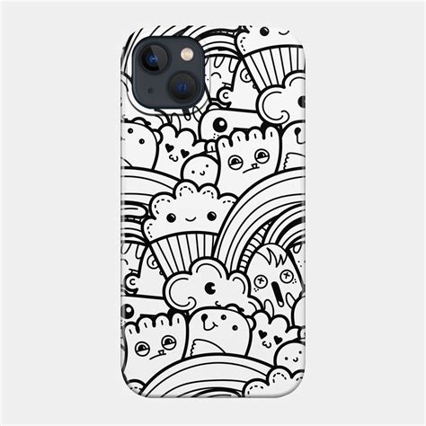 Cute Doodle Art By Labatchino Cute Doodle Art Art Phone Cases Cute