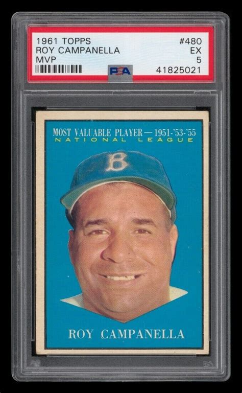 Topps Set Break Roy Campanella Mvp Psa Ex Ebay