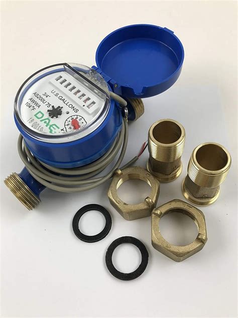 Dae As U P Water Meter With Pulse Output Npt Couplings