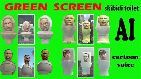 Green Screen Skibidi Toilet Ai Cartoon Voice Meme Youtube