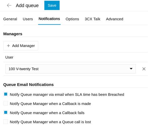 3CX V20 Add Call Queues Voxtelesys