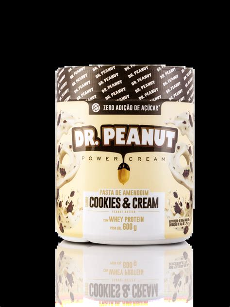 Pasta De Amendoim Sabor Cookies Cream Whey Protein G Dr Peanut