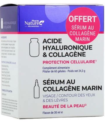 Pharm Nature Duo Acide Hyaluronique Et Collag Ne G Lules S Rum Au