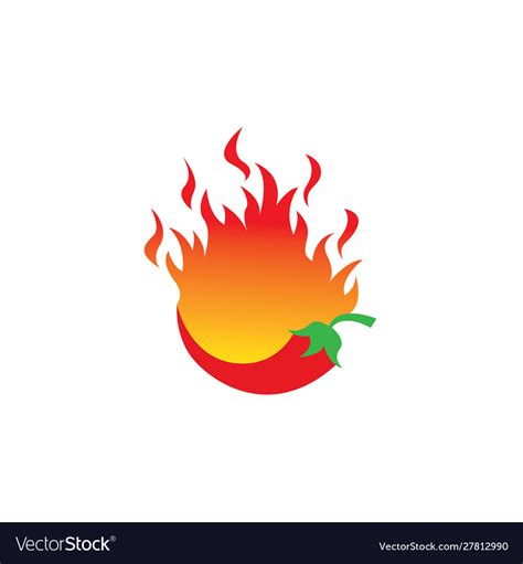 Extra Spicy Chili Logo Chef Spicy Food Royalty Free Vector