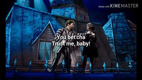 Say My Name Beetlejuice The Musical Lyrics Youtube