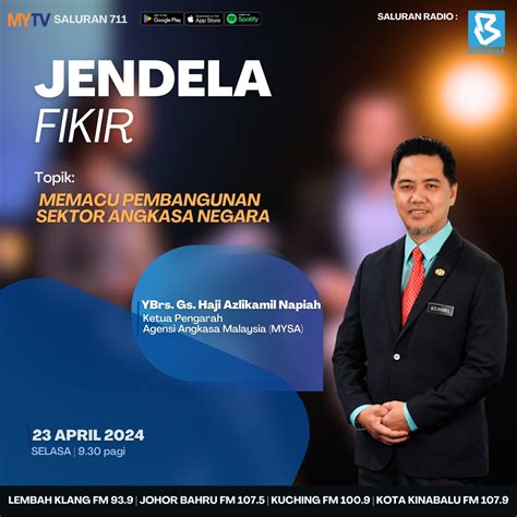 IKUTI TEMU BUAL KP MYSA DI BERNAMA RADIO PADA 23 APRIL 2024 SELASA 9