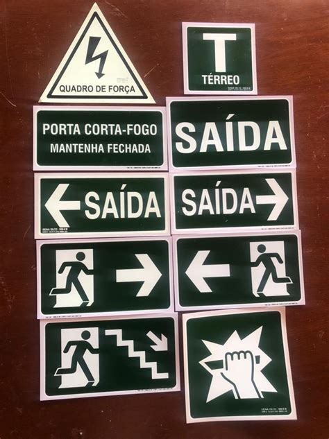 Placas De Sinaliza O De Seguran A Contra Incendio