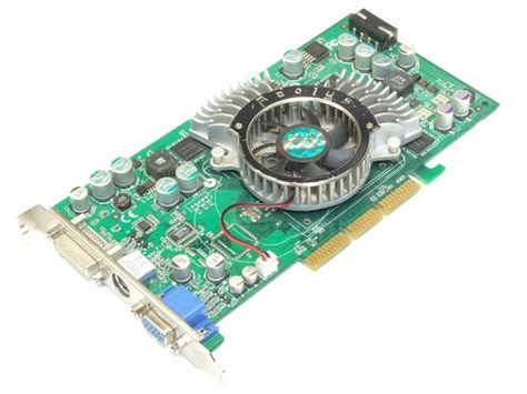 Aopen Aeolus Nvidia Geforce Fx Xt Dv Agp Graphics Card Mb Ddr