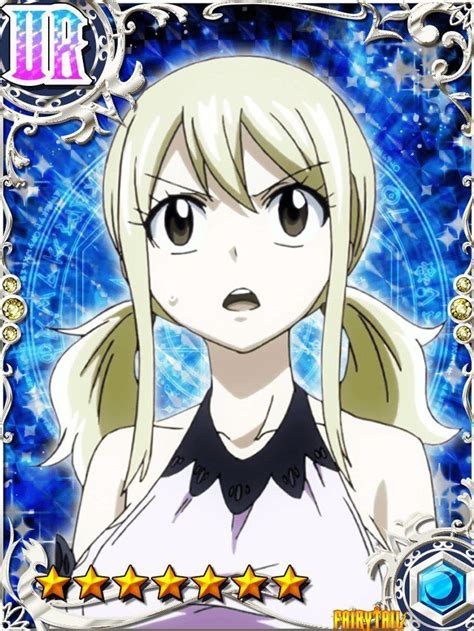 Carta De Lucy Heartfilia Ur 7 Estrellas Luna Personajes De Fairy