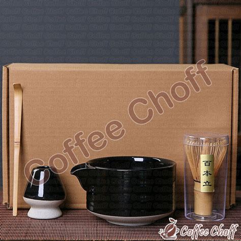 Jual Paket Chasen Set Bamboo Whisk Pengaduk Matcha Bowl Green Tea